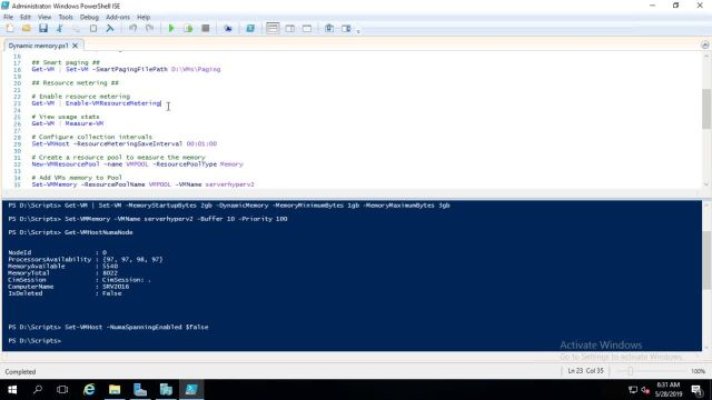 20- Конфигурация ВМ на powershell