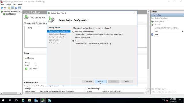 54- Windows Server Backup